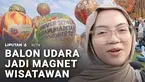 Di tengah cuaca yang cerah, festival balon udara dibanjiri ribuan pengunjung. Festival tahunan ini digelar untuk menarik wisatawan lokal maupun asing.