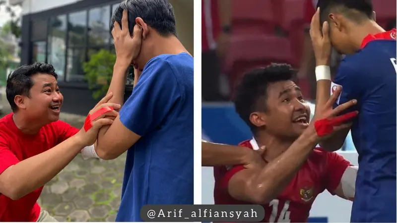 Viral Unggahan Instagram Komika Arif Alfiansyah Sang “Kembaran” Asnawi Bahar, Kapten Timnas Indonesia di Laga VS Argentina
