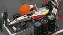 Rio Haryanto bersiap di lintasan. (GP2 series.com)