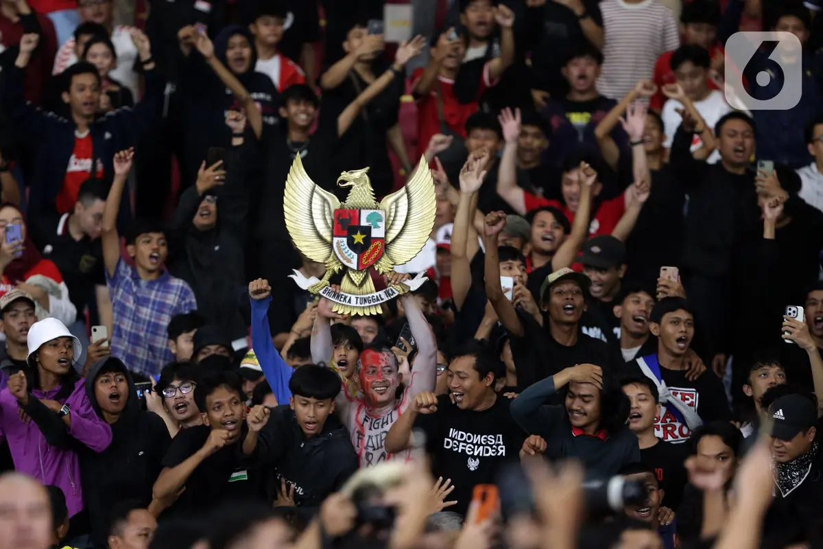 Euforia Pendukung Garuda Muda Rayakan Kemenangan atas Thailand di Semifinal Piala AFF U-23 2025