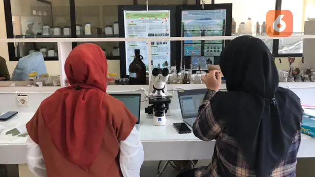 Geliat Pekan Pemuda Inovasi dan Riset Nasional (PIRN XX) yang Berlangsung di Laboratorium Fakultas Matematika dan Ilmu Pengetahuan Alam Universitas Mataram, Nusa Tenggara Barat. (Foto: Ade Nasihudin Al Ansori/Liputan6.com)