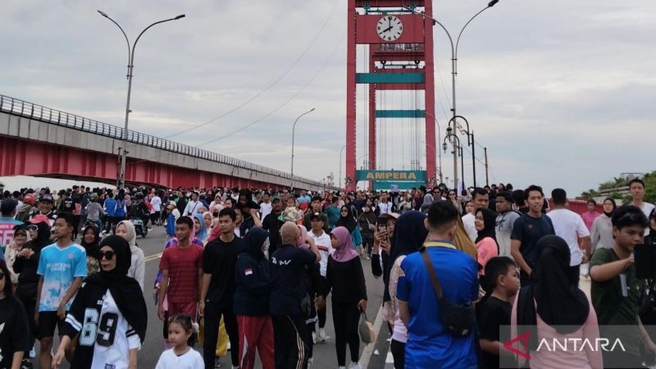 Jembatan Ampera Kini Jadi Destinasi Wisata Ramah Pengunjung, Aman dan Nyaman