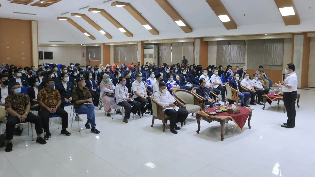 Pembekalan mahasiswa Universitas Brawijaya Malang yang akan bekerja sama di Pemkot Tangerang mengembangkan ratusan pelaku UMKM