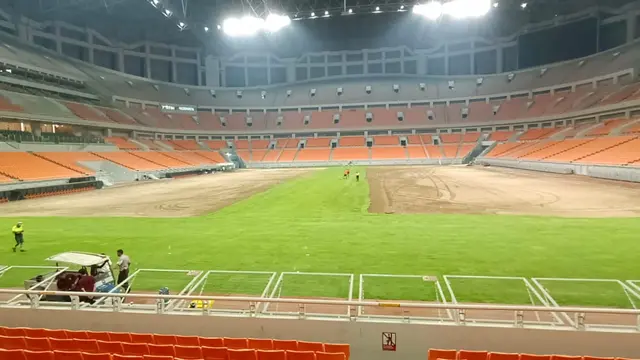 Jakarta International Stadium (JIS) direnovasi untuk Piala Dunia U-17 2023.