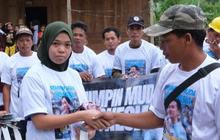 Dikawal Anggota DPD, Relawan Mas Gibran Bagikan Sembako di Pekanbaru, Medan hingga Majene