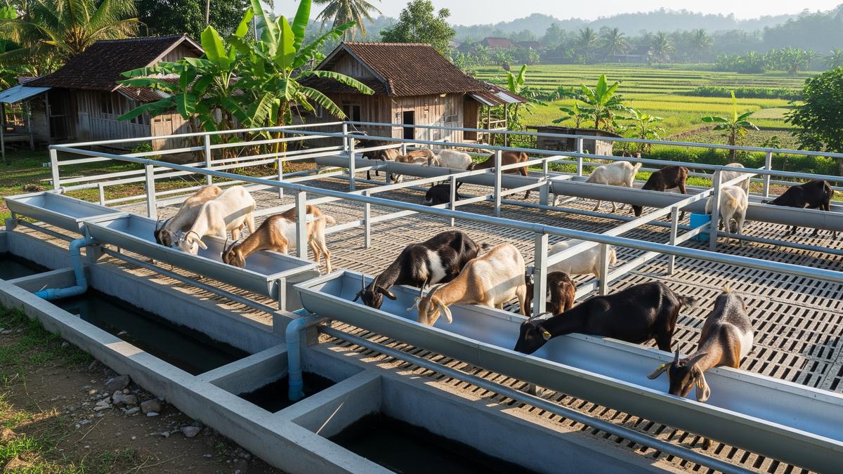 Tips Ternak Kambing Bagi Orang Super Sibuk, Pengelolaan Tepat Kunci Untung Berlipat