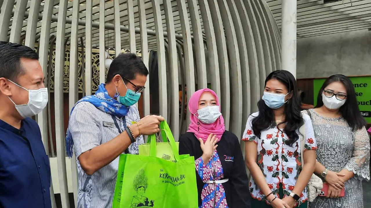 Menparekraf Sandiaga Salahuddin Uno di Bali