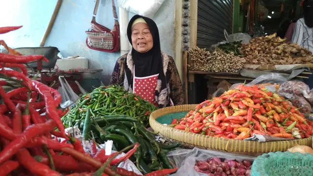 Harga Cabai Meroket di Pasar Kelapa Gading