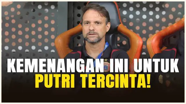 VIDEO: Bikin Terharu, Mauricio Souza Dedikasikan Kemenangan Telak Persija untuk Putri Tercintanya
