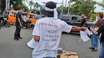 Sejumlah Orang di Padang Berunjuk Rasa Tolak Pasal Bermasalah RKUHP