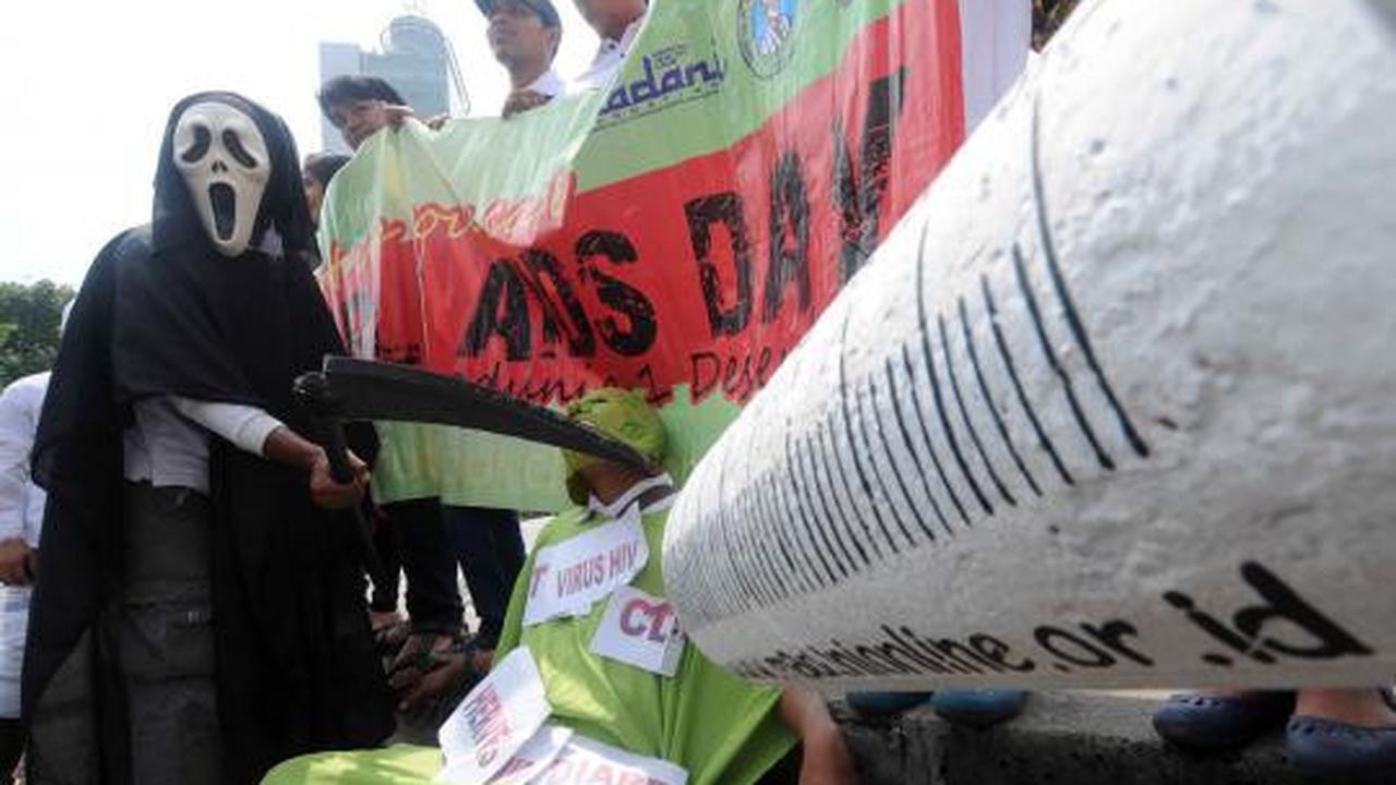 Mahasiswa peringati Hari HIV/Aids se-dunia di Bundaran HI