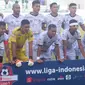 Skuat Tira Persikabo sesaat menjelang kick-off melawan PSIS Semarang di Stadion Moch Soebroto, Magelang, Jumat (2/8/2019).