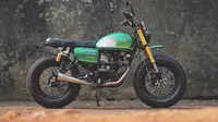 Begini Ubahan Motor Kustom Terbaru Jokowi Garapan Katros Garage