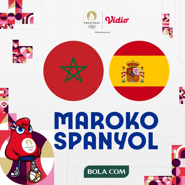 Olimpiade 2024 - Sepak Bola - Maroko Vs Spanyol