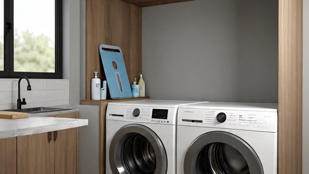 Ilustrasi Laundry Room Kecil Dekat Dapur