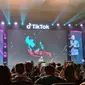 CEO TikTok Shou Zi Chew di ajang TikTok Southeast Asia Impact Forum 2023 di Jakarta. Liputan6.com/Giovani Dio Prasasti