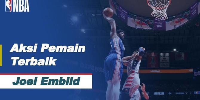 VIDEO: Bintang Philadelphia 76ers, Joel Embiid Cetak 36 Poin di NBA Playoffs Hari Ini