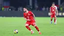 Kehadirannya di lini tengah membuat permainan Timnas Indonesia terlihat lebih hidup. Pemain kelahiran Dordrecht, Belanda itu menjadi penghubung penting antara lini belakang dan lini depan. (Bola.com/M. Iqbal Ichsan)