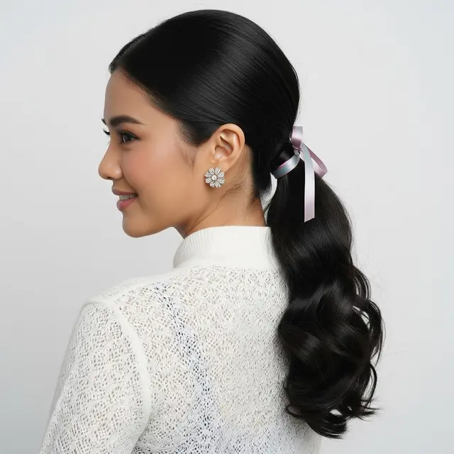 Gaya Rambut Panjang Wanita Anti Ribet