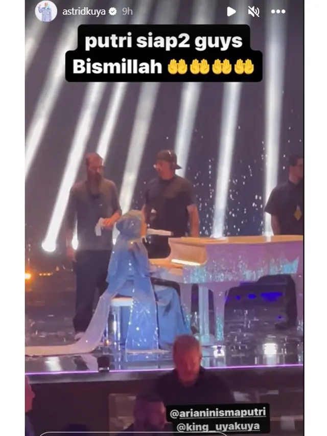 7 Potret Uya Kuya Nonton Putri Ariani di Final AGT, Merinding Pas Dengar Langsung