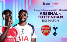 Nonton Liga Inggris: Arsenal vs Tottenham, Tayang Eksklusif di Vidio