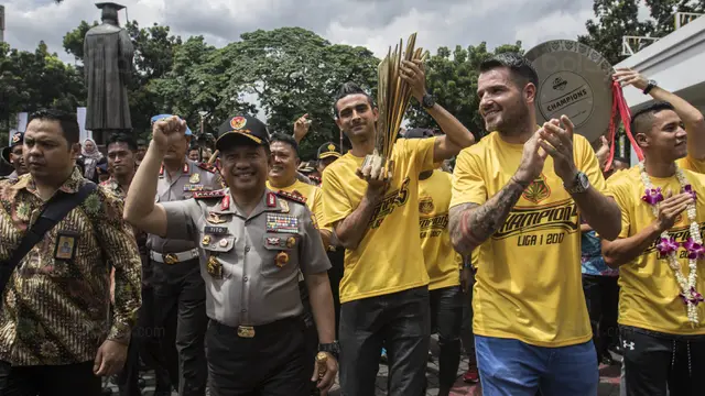 Perayaan Juara Bhayangkara FC