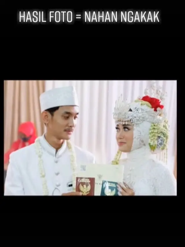 Nikahi Teman Sendiri, Pasangan Pengantin Ini Curhat Tak Bisa Tahan Tawa di Pelaminan