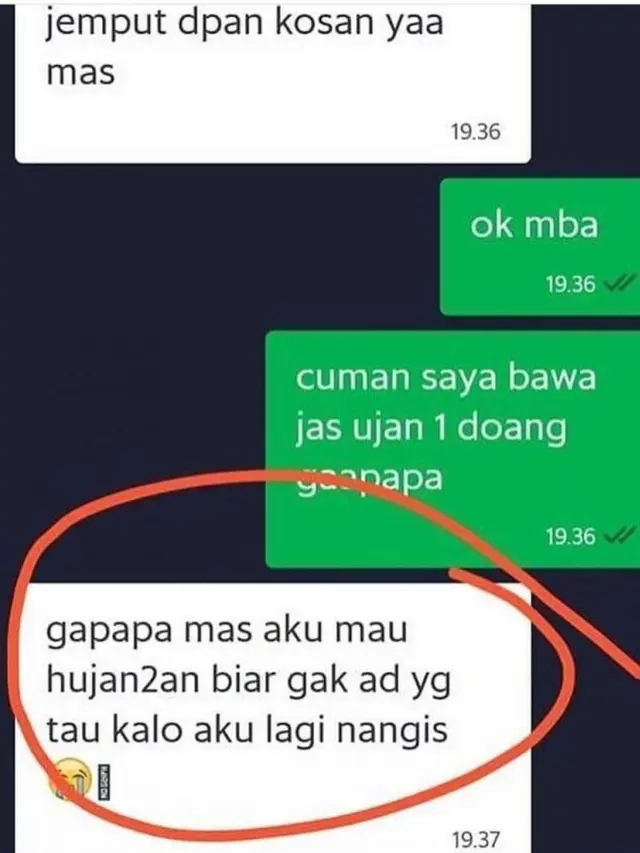 7 Chat Absurd Driver Ojek Online dan Penumpang, Bikin Mesem-Mesem