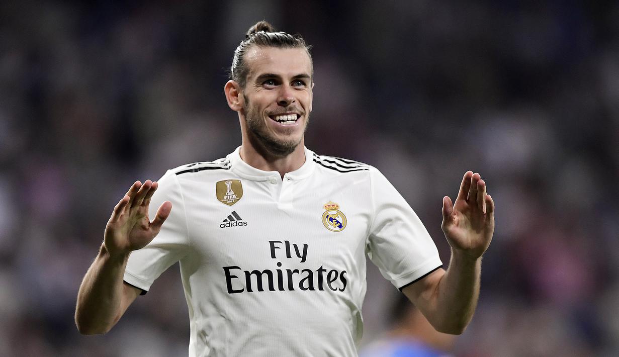Gareth Bale (100 juta euro) - Pemain asal Wales ini didatangkan Real Madrid dengan harga 100 juta dari Tottenham Hotspur pada musim panas 2013. Real Madrid menjadikan Bale sebagai pemain termahal di dunia pada saat itu. (AFP/Javier Soriano)