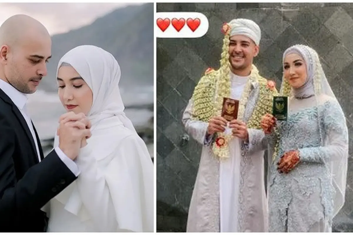 7 Momen Akad Nikah Riza Shahab dan Sonia Alattas, Digelar Mewah Serba Putih