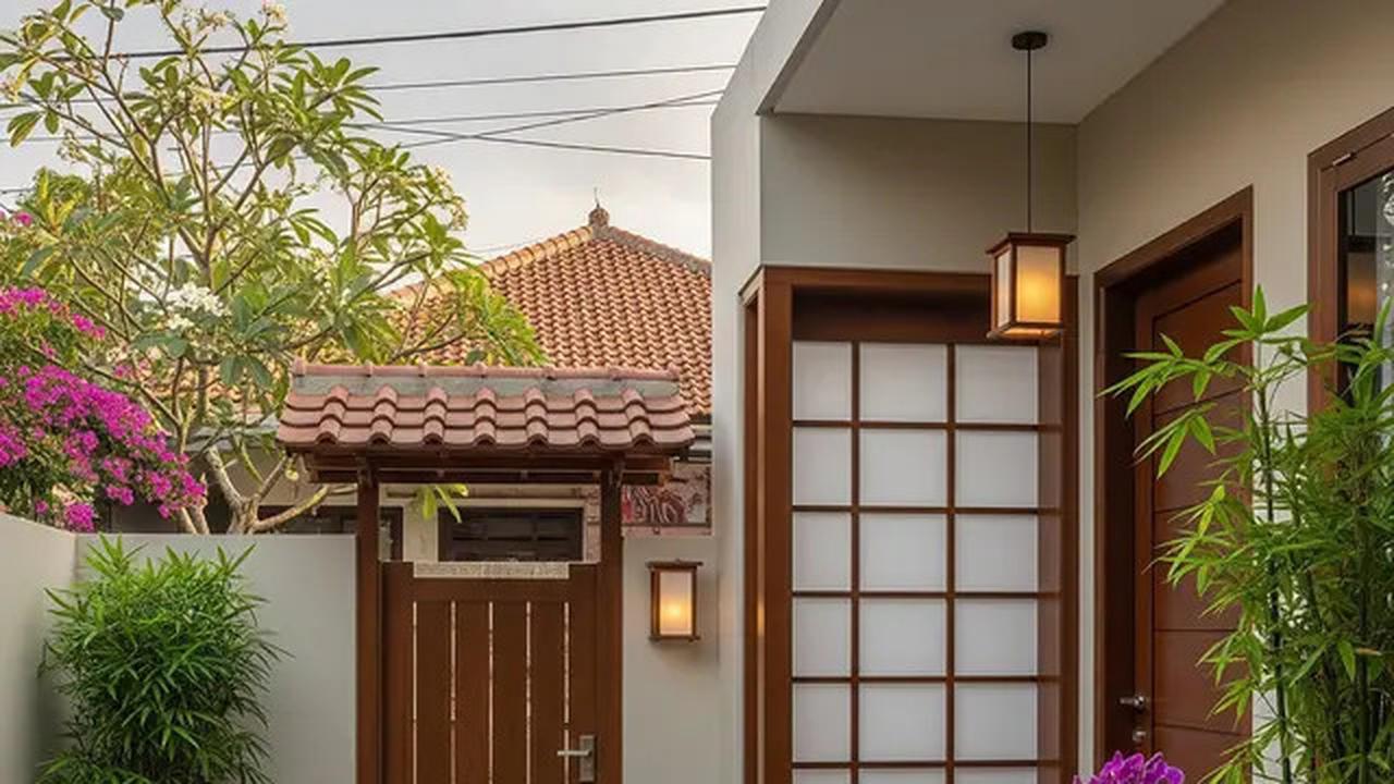 7 Desain Area Depan Rumah Bergaya Jepang, Bikin Hunian Sempit Terasa Lebih Luas