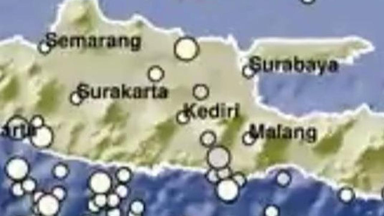 BNPB: 58 Kali Gempa Susulan Guncang Tuban, Pulau Bawean, Gresik dan Surabaya