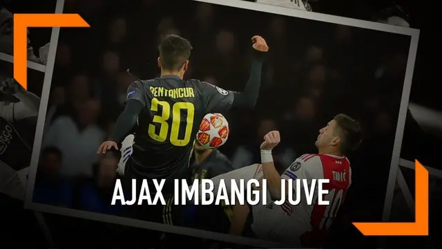 Ajax bermain imbang dengan Juventus di Amsterdam Arena. Gol pada pertandingan ini dicetak David Neres dan Cristiano Ronaldo.