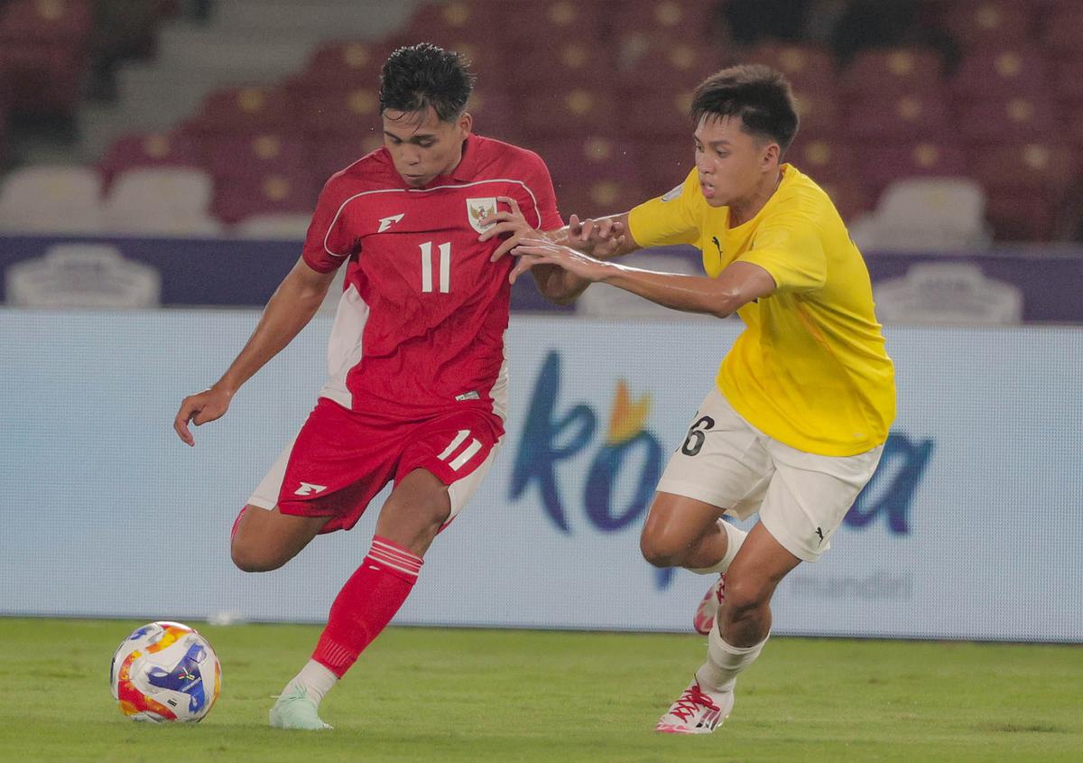 FOTO: Garuda Muda Menggila! Indonesia Hajar Brunei 8-0 di Piala AFF U-23 2025