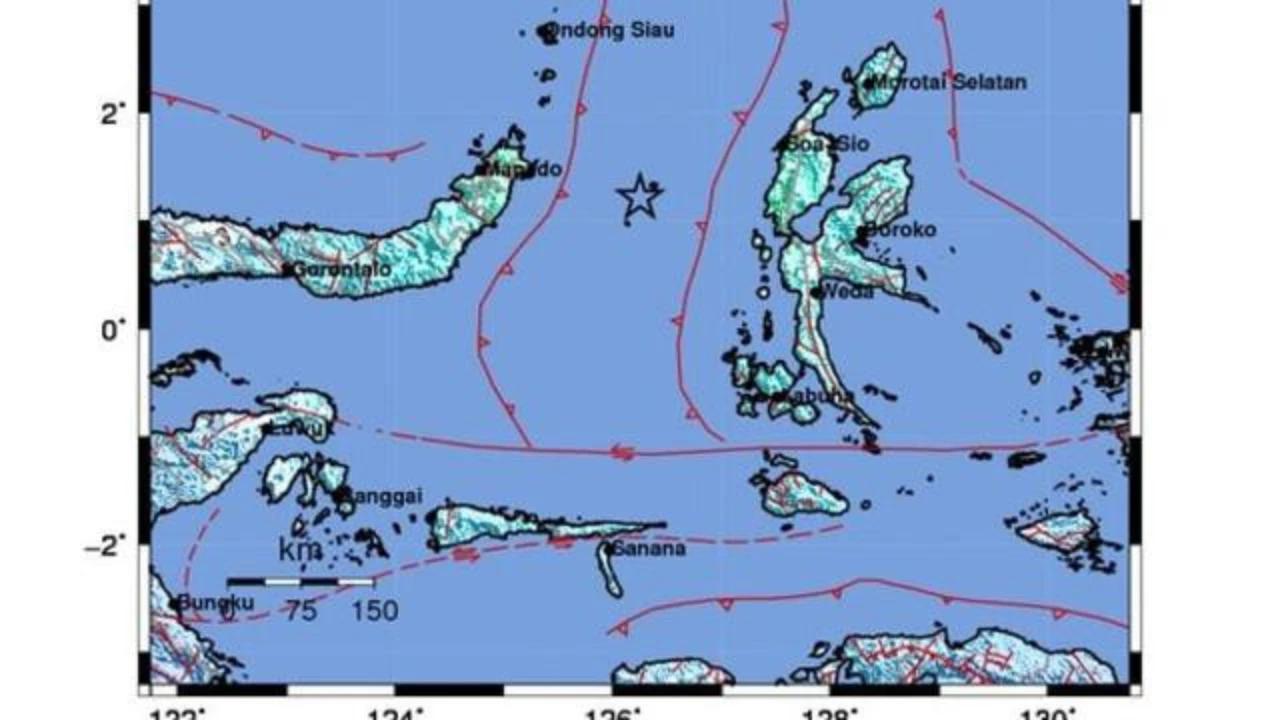 Tsunami Terdeteksi di Bitung dan Halmahera Barat Akibat Gempa Magnitudo 7,6 Guncang Sulut