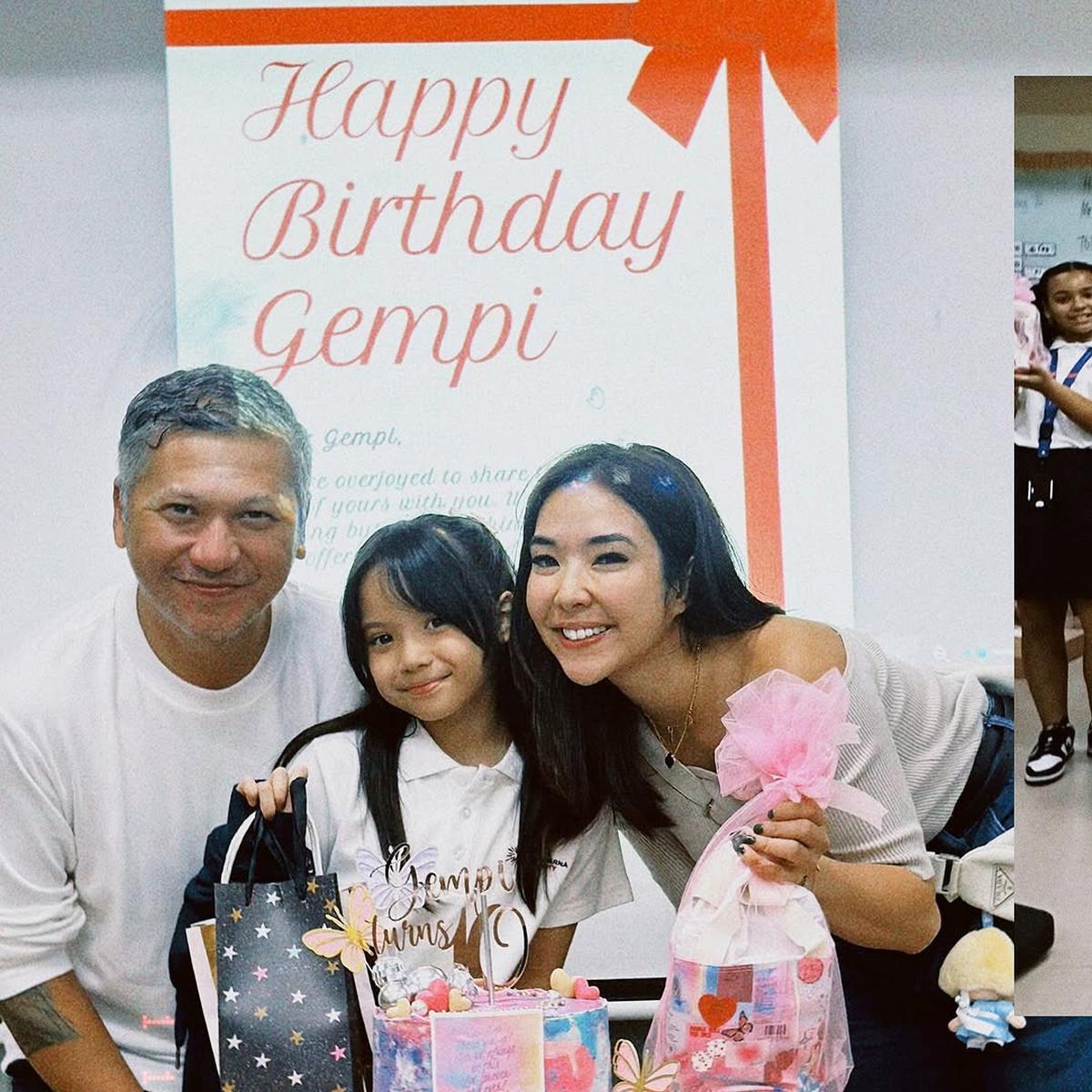 Potret Gading Marten dan Gisella Anastasia Rayakan Ulang Tahun Gempi, Digelar Sederhana Namun Penuh Makna