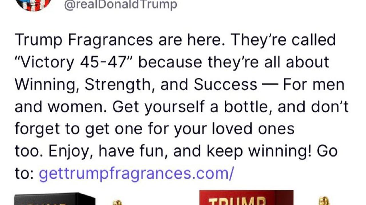 trump jualan parfum