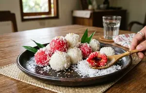 Cara Membuat Klepon Merah Putih untuk Acara 17-an, Hasilnya Cantik