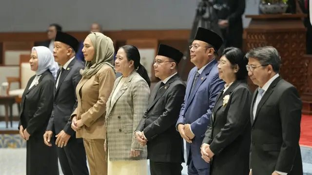 Rapat Paripurna DPR ke-4 Masa Persidangan I Tahun Sidang 2026-2027 menetapkan Destry Damayanti sebagai Gubernur Bank Indonesia, Selasa (1/9/2026). (Foto: Istimewa)