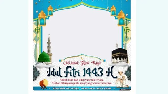 Link Twibbon Selamat Hari Raya Idul Fitri 2022 atau 1443 Hijriah.