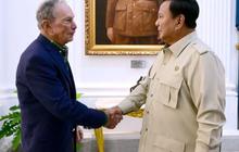 Prabowo dan Michael Bloomberg Bahas Kerja Sama Pendidikan dan Sanitasi di Indonesia