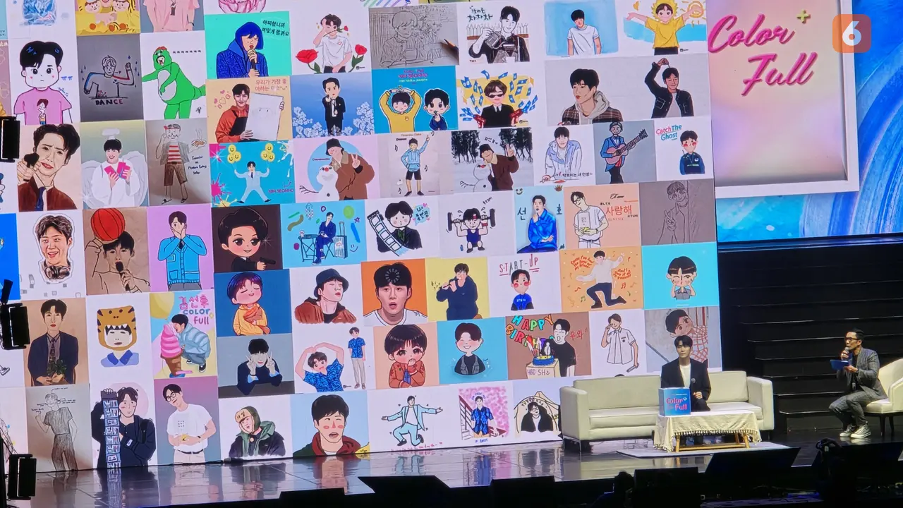 Menggebrak Indonesia! Kim Seon Ho Jadi Aktor Korea Pertama Gelar Fan Meeting di Indonesia Arena. Fan Meeting Kedua Kim Seon Ho di Jakarta Sukses Besar! (Foto: Aditya Eka Prawira/Liputan6.com)