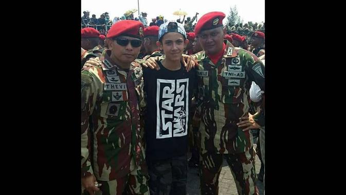 Enzo Zens Allie saat ikuti seleksi taruna Akmil (Sumber: Instagram/tni_angkatan_darat)