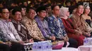 Gubernur DKI Jakarta Anies Baswedan, Wagub Sandiaga Uno, CEO Lippo Group James Riady saat menghadiri perayaan Natal bersama Pemprov dan masyarakat Kristen dan Katholik DKI Jakarta di  Kemayoran, Jakarta, Sabtu (13/1). (Liputan6.com/Herman Zakharia)