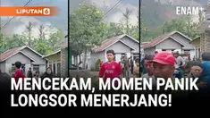 Bencana tanah longsor menerjang Dusun Situkung, Kecamatan Kalibening dan Pandanarum, Kabupaten Banjarnegara, Jawa Tengah, setelah tebing setinggi 100 meter runtuh dan menimpa permukiman warga.