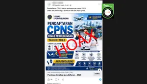 Cek Fakta: Tidak Benar Link Pendaftaran CPNS Dinas Perhubungan 2026