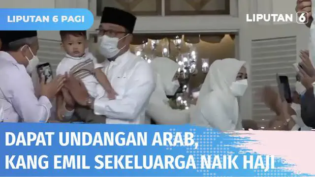 Gubernur Jawa Barat, Ridwan Kamil beserta istri dan putrinya berangkat haji ke Tanah Suci atas undangan Pemerintah Arab Saudi. Selain menjadi Amirul Hajj, momen ini juga digunakan RK badal haji atau untuk berhaji atas nama mendiang Emmeril Kahn Mumta...