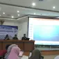 Badan Bahasa Gelar Lokakarya untuk Pemutakhiran KBBI 5 di Rawamangun, Jakarta. (Liputan6.com/Hotnida Novita Sary)