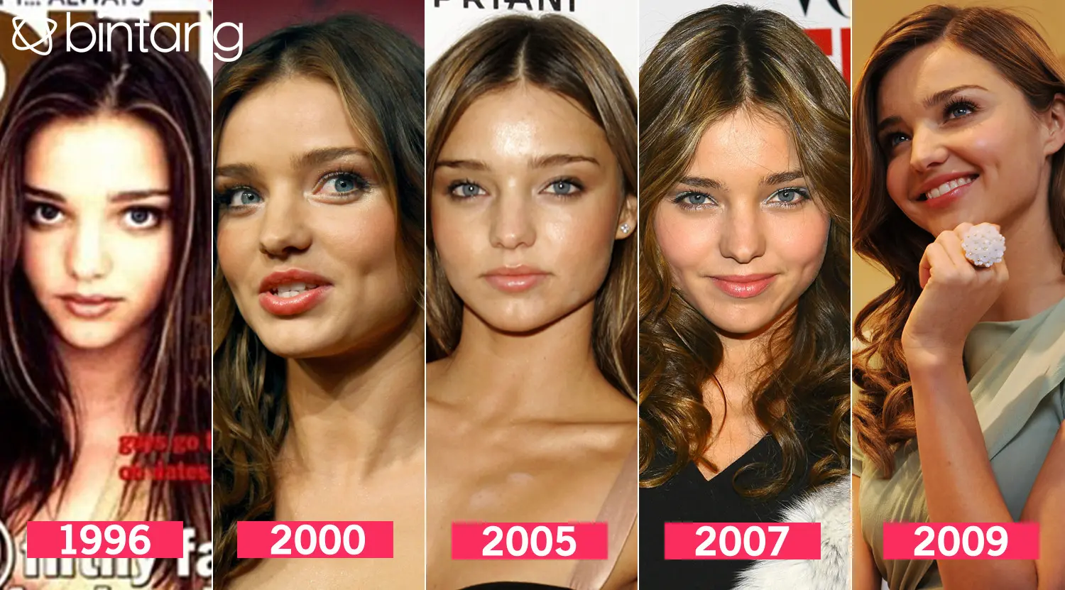 Metamorfosa Miranda Kerr. (Desain: Nurman Abdul Hakim/Bintang.com)