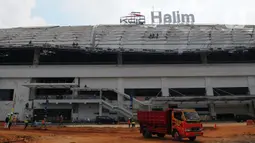 PT Kereta Cepat Indonesia China (KCIC) memastikan progres keseluruhan pembangunan Kereta Cepat Jakarta-Bandung (KCJB) sudah melebihi 90 persen. (merdeka.com/Imam Buhori)